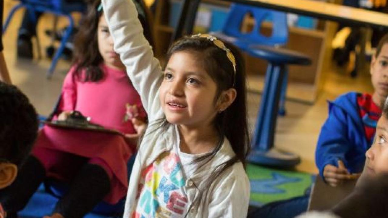 child in class