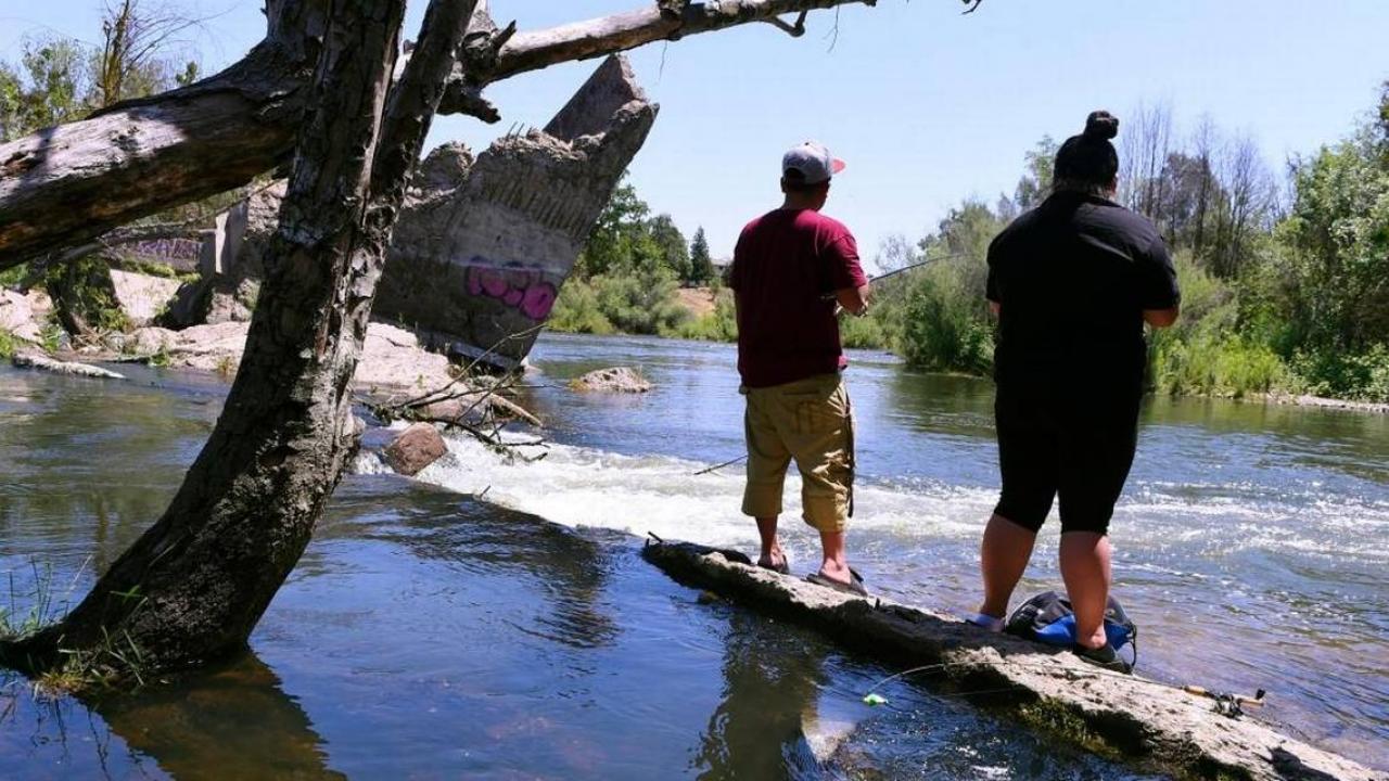 Fishing the San Joaquin River at Friant's Broken Bridges EPZ